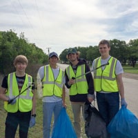 Thanks to everyone who participated in Upper School Community Service Day. Seniors (with Form I students) helped repair the stations trails, juniors volunteered with Keep Irving Beautiful-Great American Clean Up, sophomores helped with a clothing drive at Mission Arlington, and the freshmen delivered bedding to homes in need throughout Dallas as part of the Bedstart program.